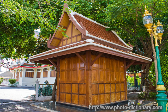 Thai pavilion - photo/picture definition - Thai pavilion word and phrase image