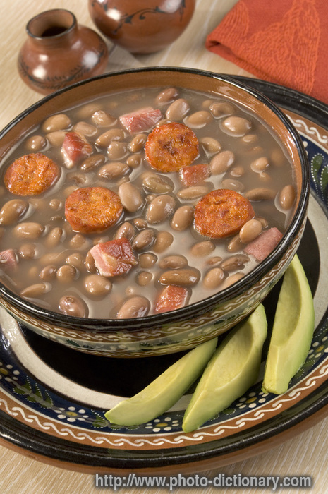 cowboy beans - photo/picture definition - cowboy beans word and phrase image