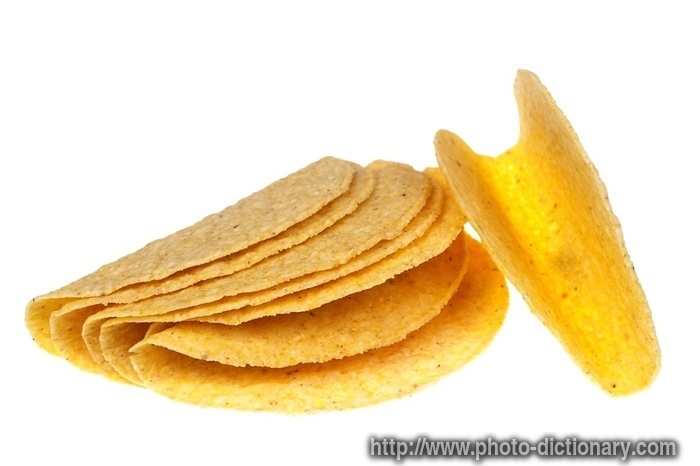 taco shell - photo/picture definition - taco shell word and phrase image