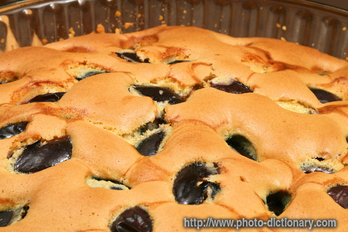 plum pie - photo/picture definition - plum pie word and phrase image