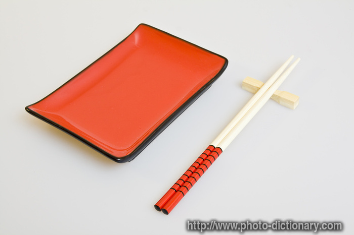 sushi accessories - photo/picture definition - sushi accessories word and phrase image