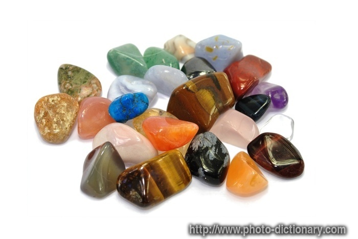 semiprecious stones - photo/picture definition - semiprecious stones word and phrase image