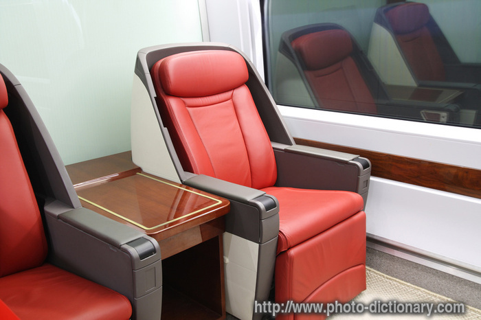 high speed train seats - photo/picture definition - high speed train seats word and phrase image