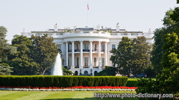 The White House - photo/picture definition - The White House word and phrase image