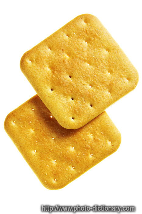 crackers - photo/picture definition - crackers word and phrase image