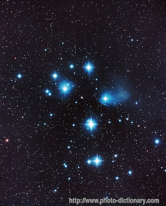 Pleiades - photo/picture definition - Pleiades word and phrase image