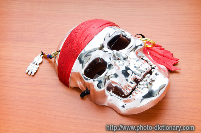 skull mask - photo/picture definition - skull mask word and phrase image