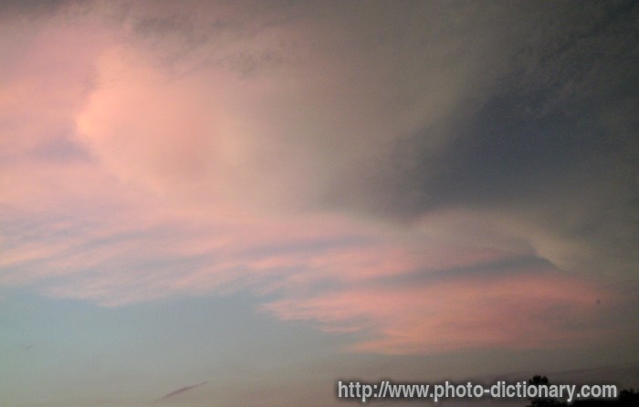 clouds - photo/picture definition - clouds word and phrase image