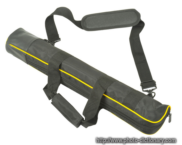 tripod bag - photo/picture definition - tripod bag word and phrase image