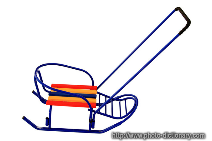 baby sleigh - photo/picture definition - baby sleigh word and phrase image