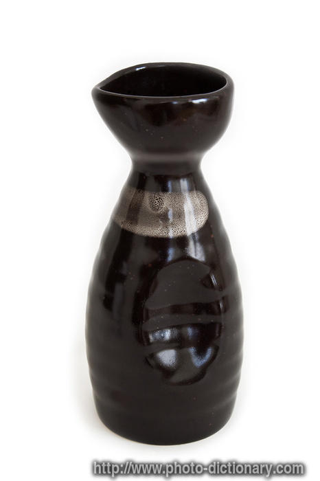 sake bottle - photo/picture definition - sake bottle word and phrase image