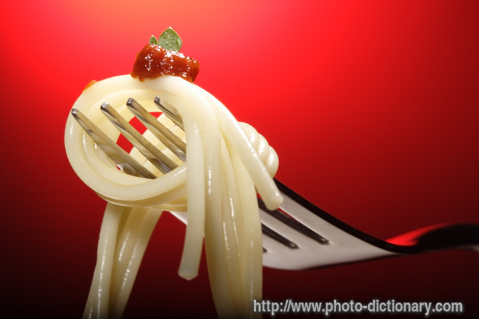 noodles - photo/picture definition - noodles word and phrase image