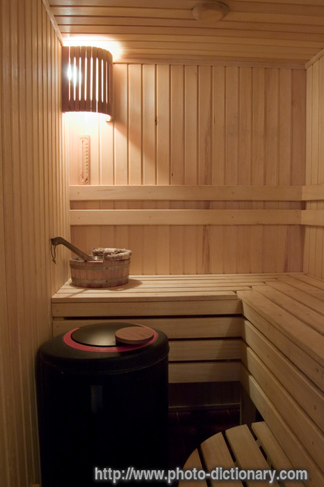 sauna - photo/picture definition - sauna word and phrase image