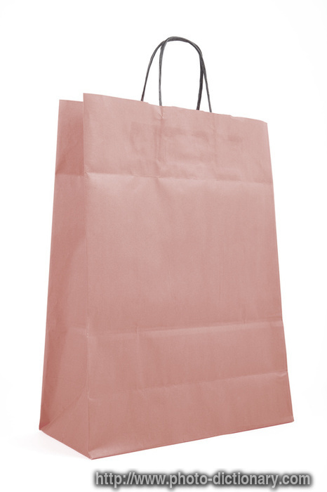 shopping bag - photo/picture definition at Photo Dictionary - shopping bag word and phrase ...