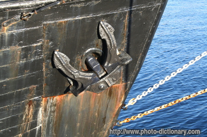 anchor - photo/picture definition - anchor word and phrase image