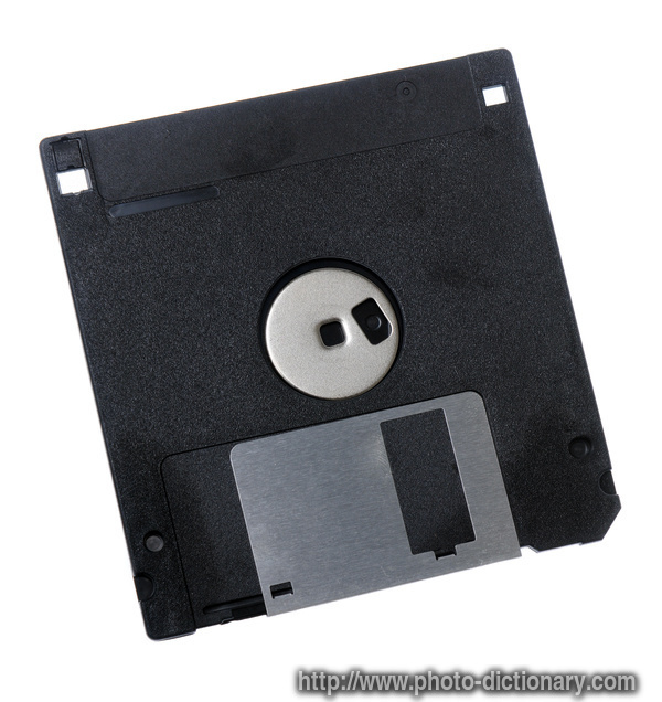 floppy disc - photo/picture definition - floppy disc word and phrase image