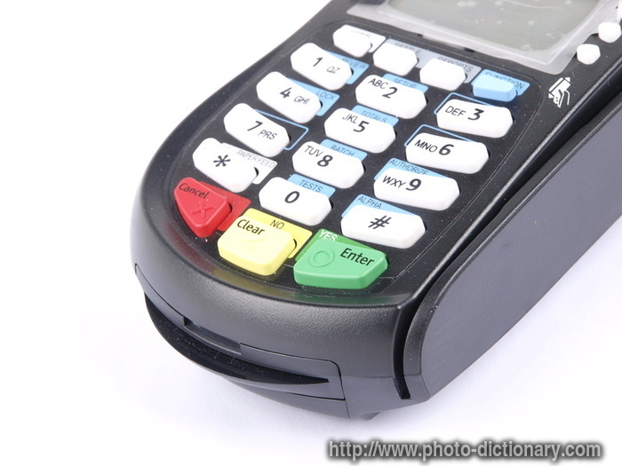 card reader - photo/picture definition - card reader word and phrase image