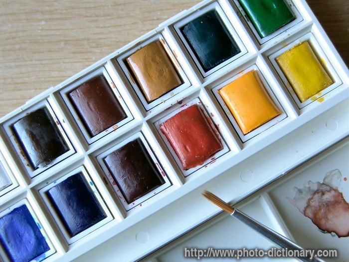 paintbox - photo/picture definition - paintbox word and phrase image