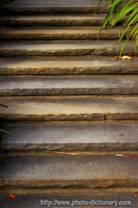 steps - photo/picture definition - steps word and phrase image
