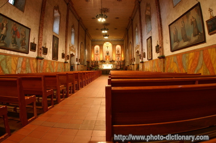 pews - photo/picture definition - pews word and phrase image