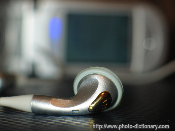 earpiece - photo/picture definition - earpiece word and phrase image
