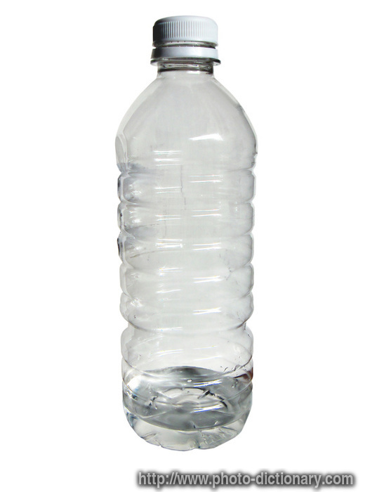 bottled water - photo/picture definition - bottled water word and phrase image