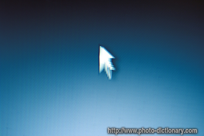 cursor - photo/picture definition - cursor word and phrase image