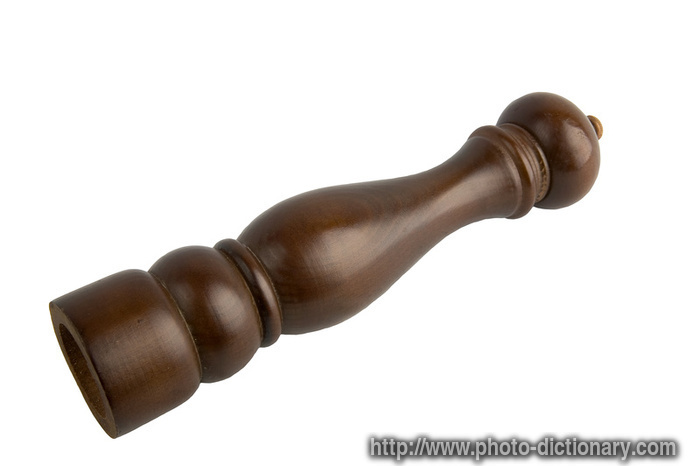 pepper mill - photo/picture definition - pepper mill word and phrase image