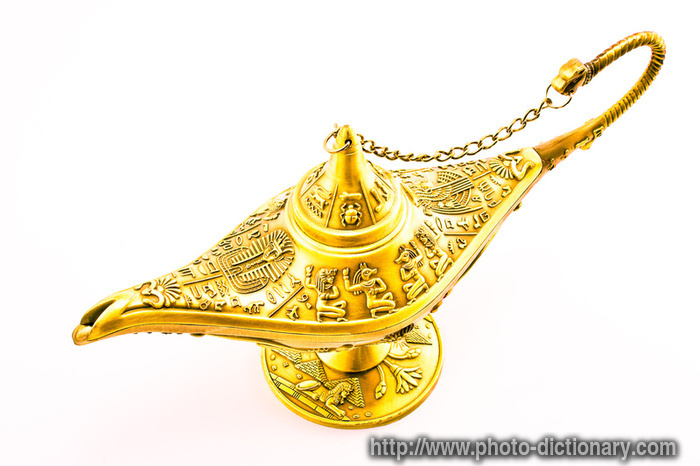 magic lamp - photo/picture definition - magic lamp word and phrase image