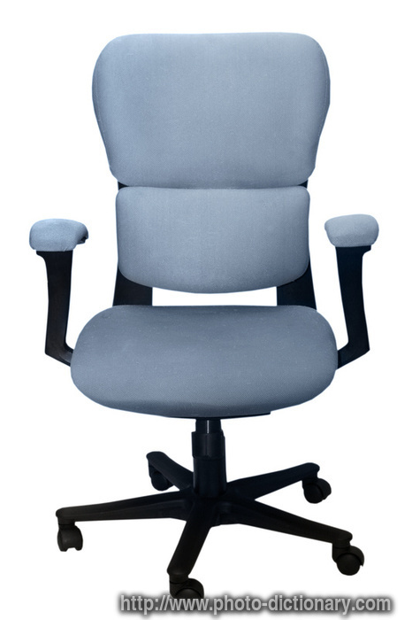 office chair - photo/picture definition at Photo Dictionary - office