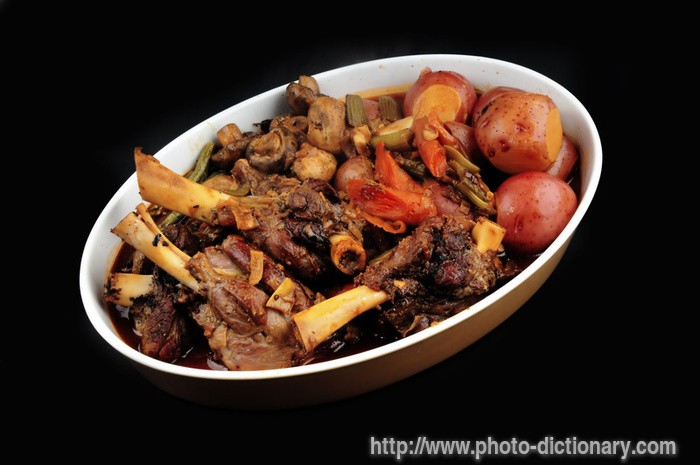 lamb shanks - photo/picture definition - lamb shanks word and phrase image