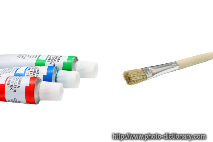paint tubes - photo/picture definition - paint tubes word and phrase image