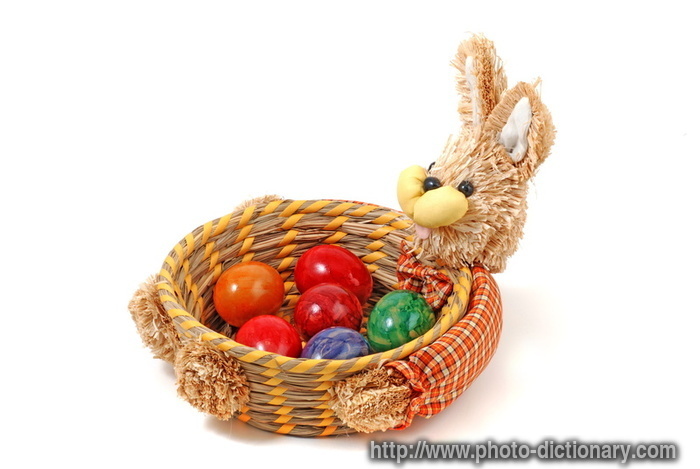 Easter bunny - photo/picture definition - Easter bunny word and phrase image