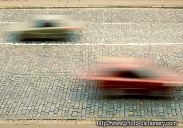 speed - photo/picture definition - speed word and phrase image