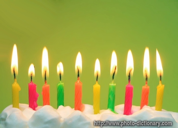 birthday - photo/picture definition - birthday word and phrase image