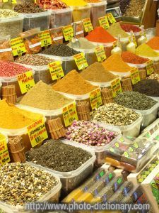 Spices - photo/picture definition - Spices word and phrase image