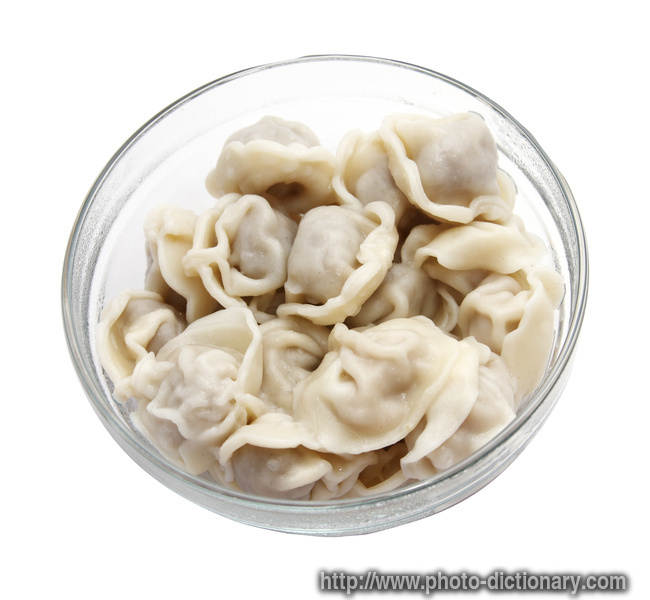 dumplings - photo/picture definition - dumplings word and phrase image