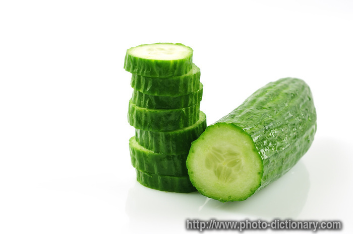 Cucumber - photo/picture definition - Cucumber word and phrase image
