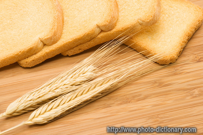 bread slices - photo/picture definition - bread slices word and phrase image