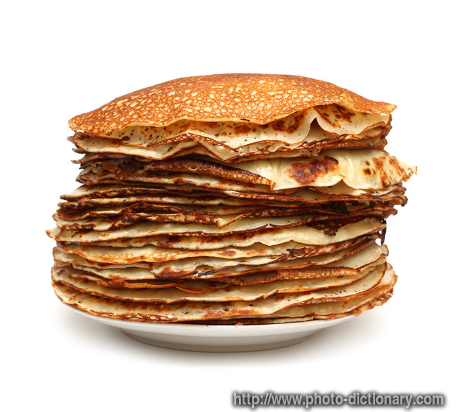 Russian PANCAKES - photo/picture definition at Photo Dictionary ...