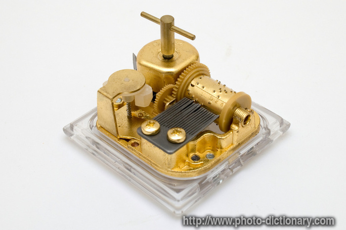 music box - photo/picture definition - music box word and phrase image