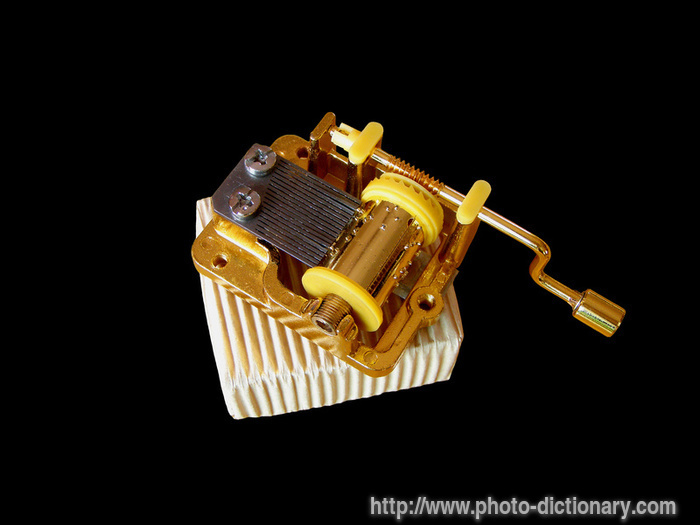 music box - photo/picture definition - music box word and phrase image