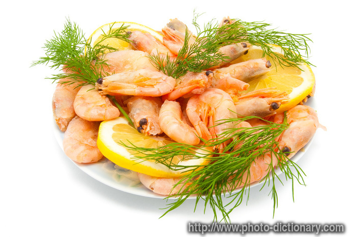 prawn - photo/picture definition - prawn word and phrase image