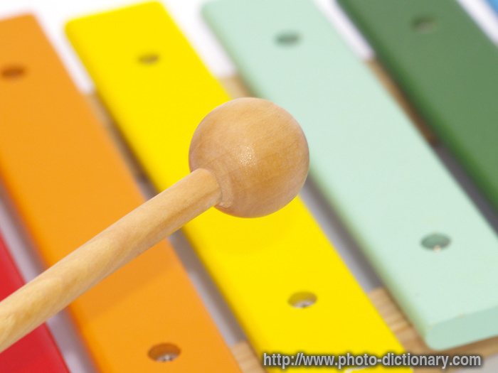 xylophone - photo/picture definition - xylophone word and phrase image
