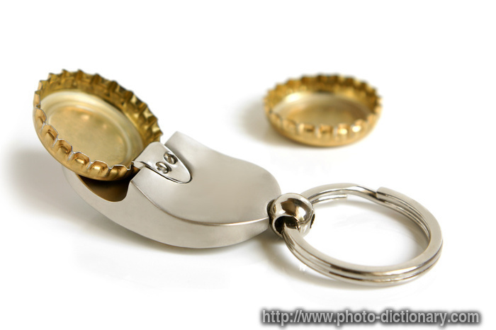bottle opener - photo/picture definition - bottle opener word and phrase image