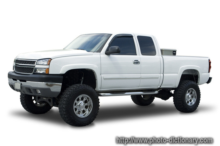 Pick Up Truck - photo/picture definition - Pick Up Truck word and phrase image