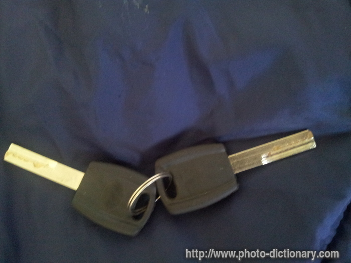 Car Keys - photo/picture definition - Car Keys word and phrase image