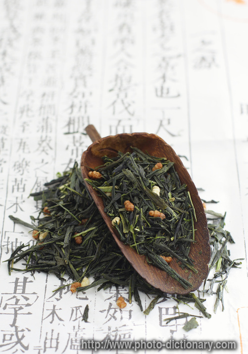 genmaicha - photo/picture definition - genmaicha word and phrase image