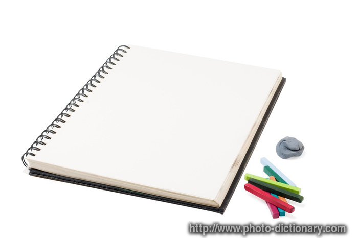 sketchbook - photo/picture definition - sketchbook word and phrase image