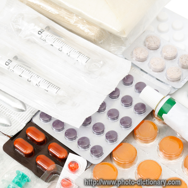 medication - photo/picture definition - medication word and phrase image